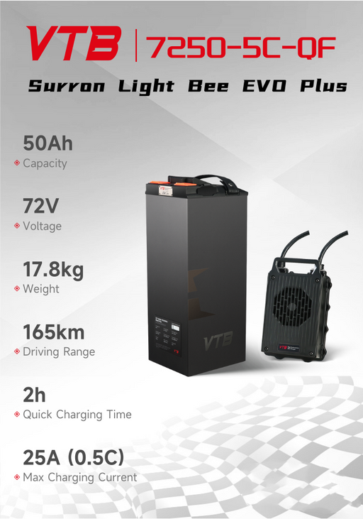 VTB 72V 50Ah 5C Battery — 20KW Upgrade | Pre-Order — product image