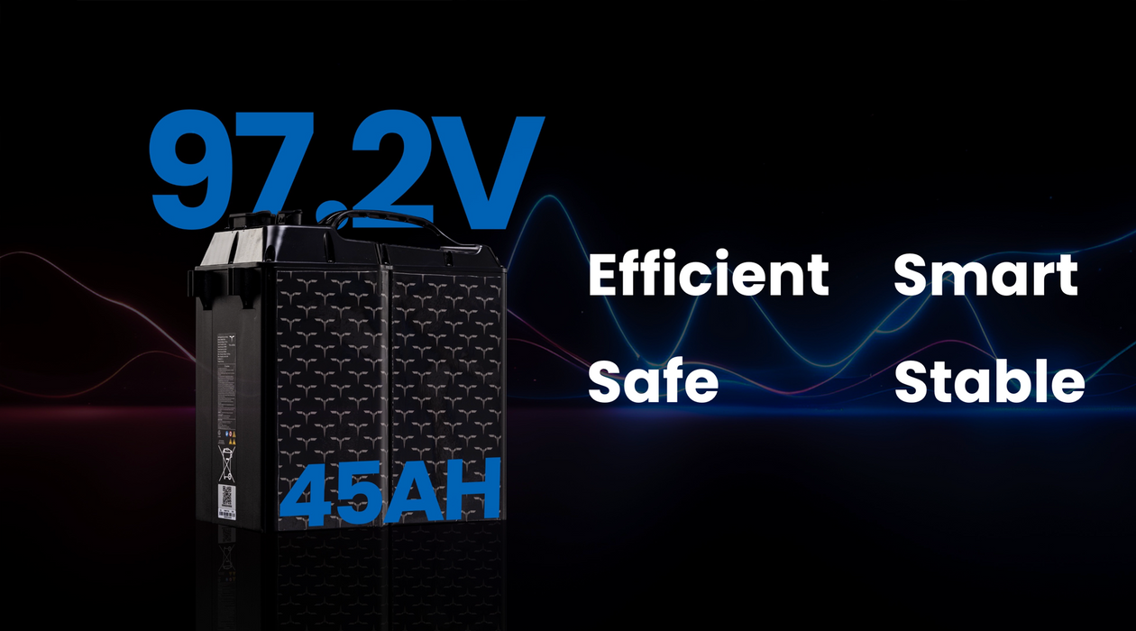 Talaria Komodo 2026 97.2V 45Ah battery — efficient, safe, smart and stable