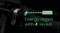 Talaria Komodo 2026 handlebar controls with 4-level energy regeneration