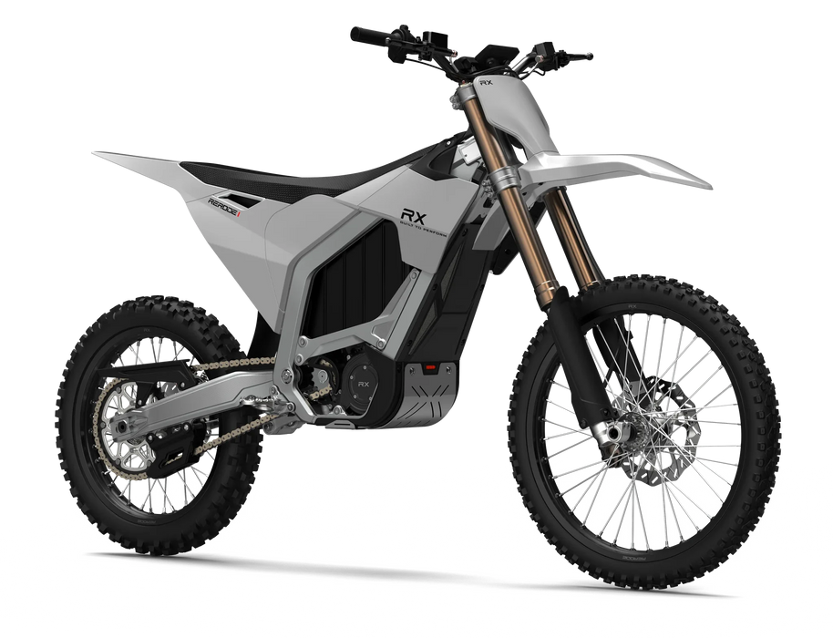 Rerode RX electric off-road motorcycle — official side view