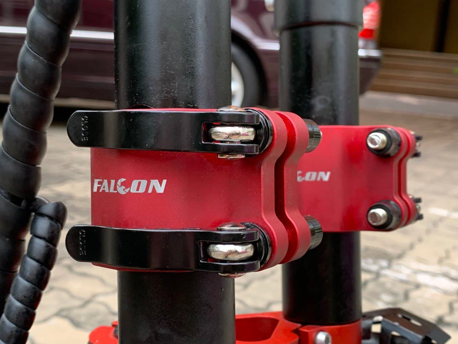 Rugged folding clamp for ZERO and Dualtron electric scooters